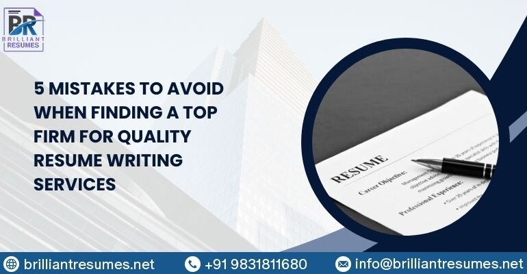 professional resume writing services in india
