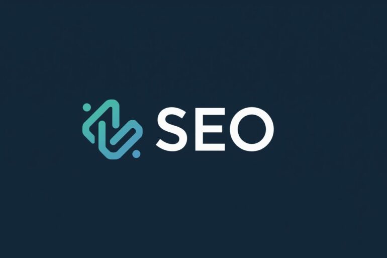 Digital marketer analyzing website SEO performance on laptop